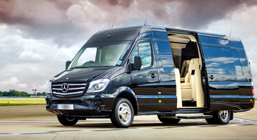 Mercedes Sprinter private transfer vehicle