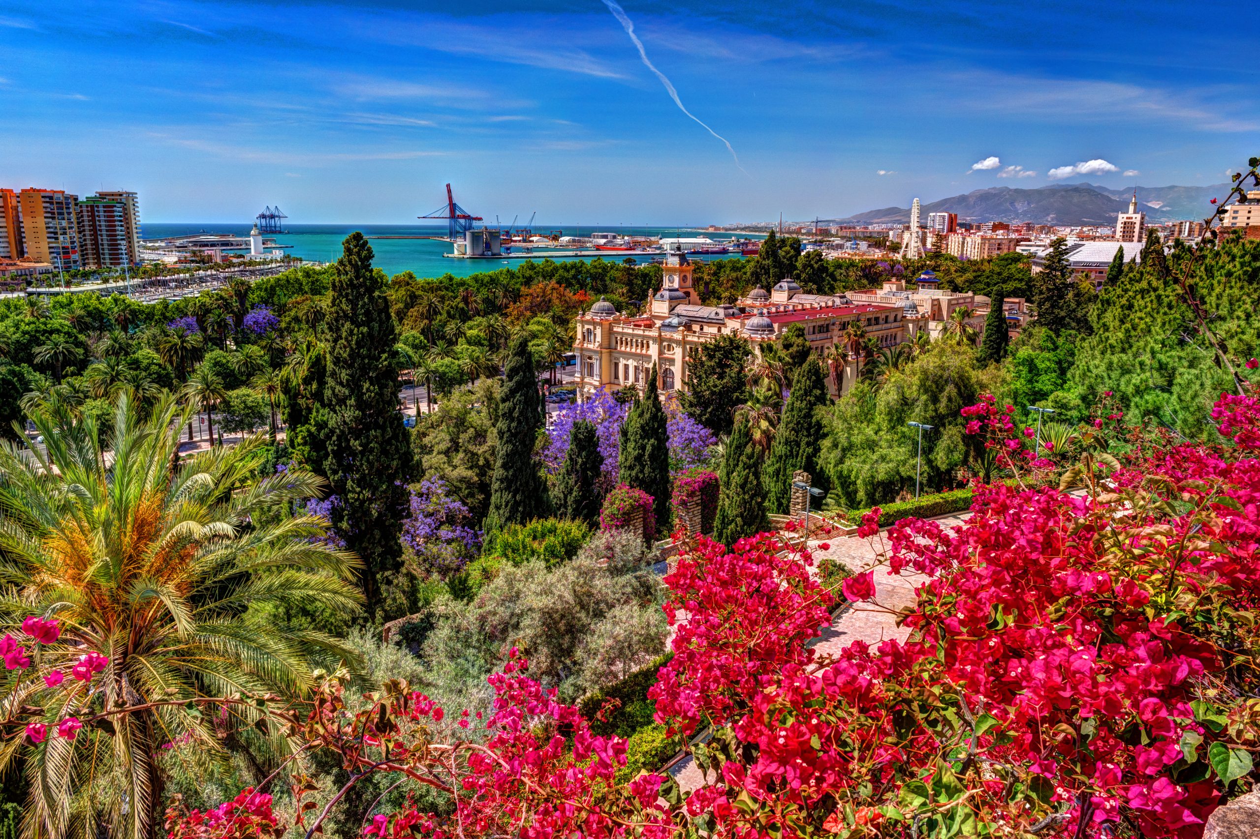 The beautiful city of Malaga