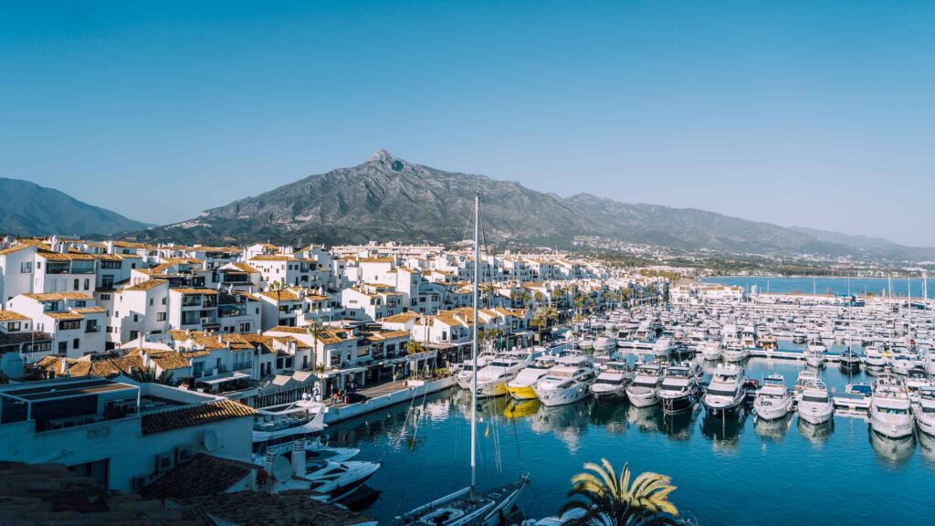 The beautiful beaches of Puerto Banus