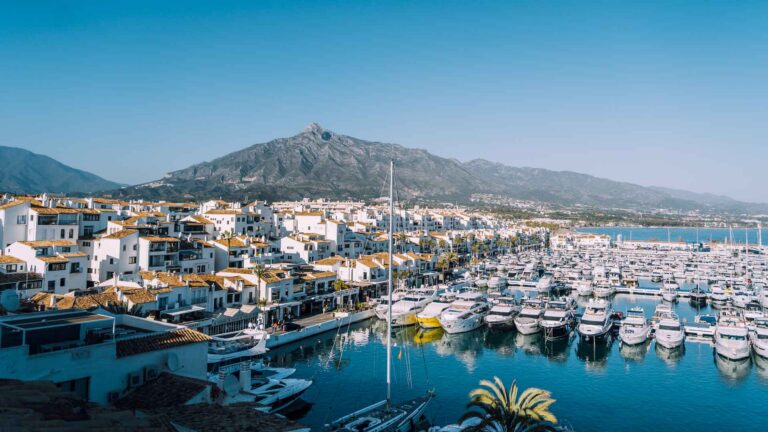 The beautiful beaches of Puerto Banus