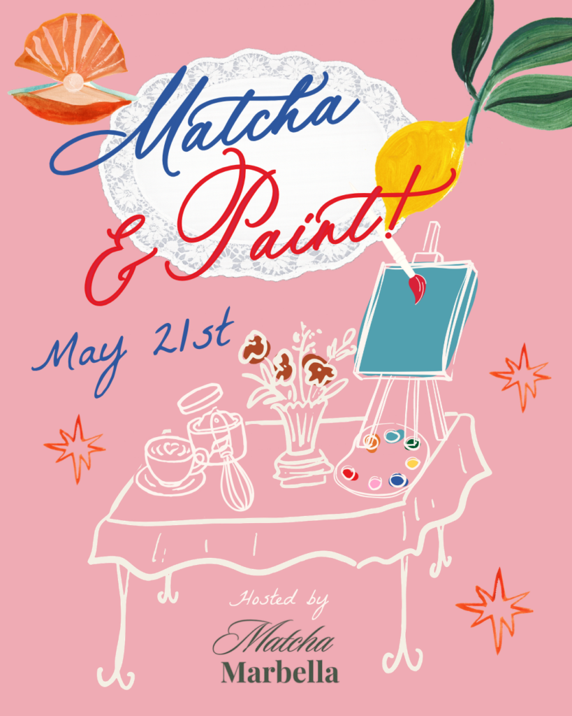 Matcha & Paint at Lucia Marbella