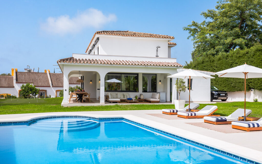 Six-Bedroom Villa in Marbella with Mountain Views
