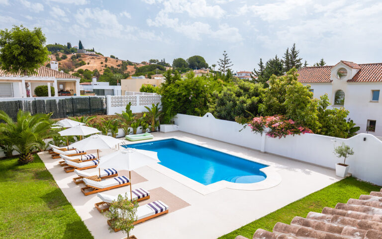 Six-Bedroom Villa in Marbella with Mountain Views