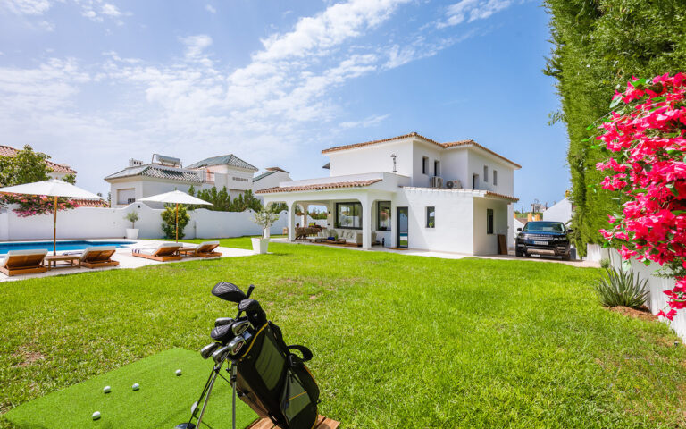 Six-Bedroom Villa in Marbella with Mountain Views