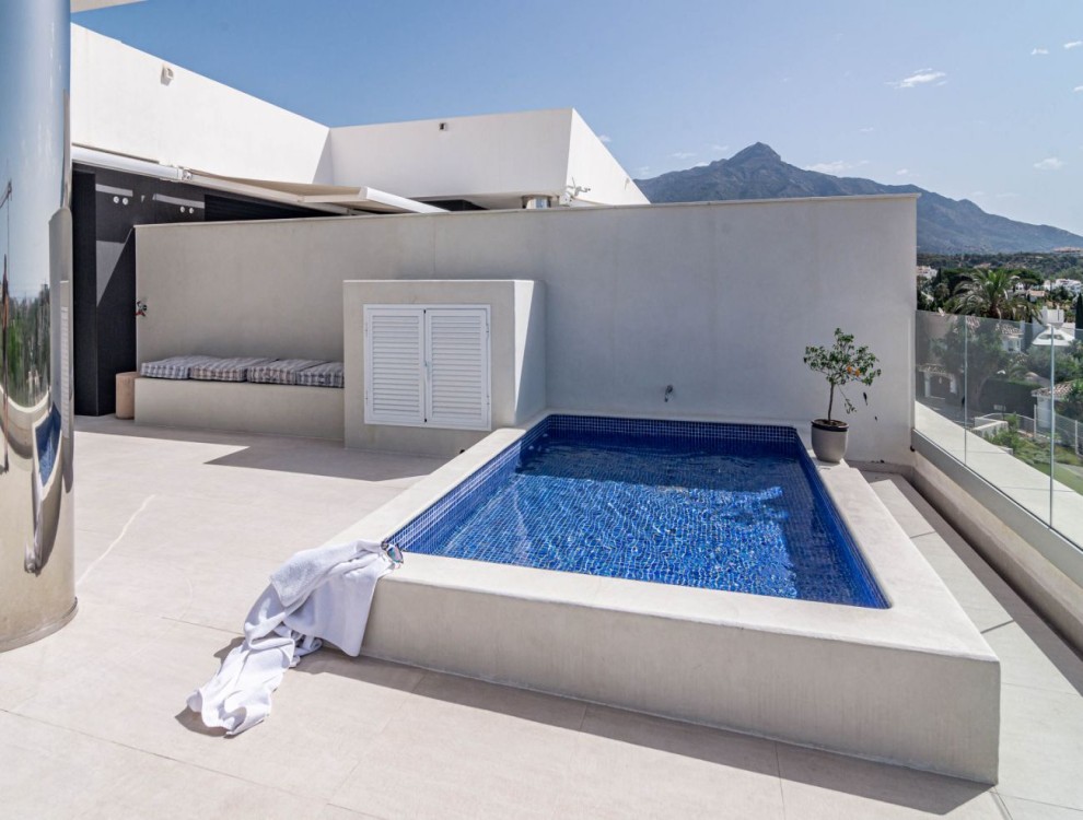 Luxurious Modern Penthouse Apartment in Marbella Nueva Andalucia with breathtaking views