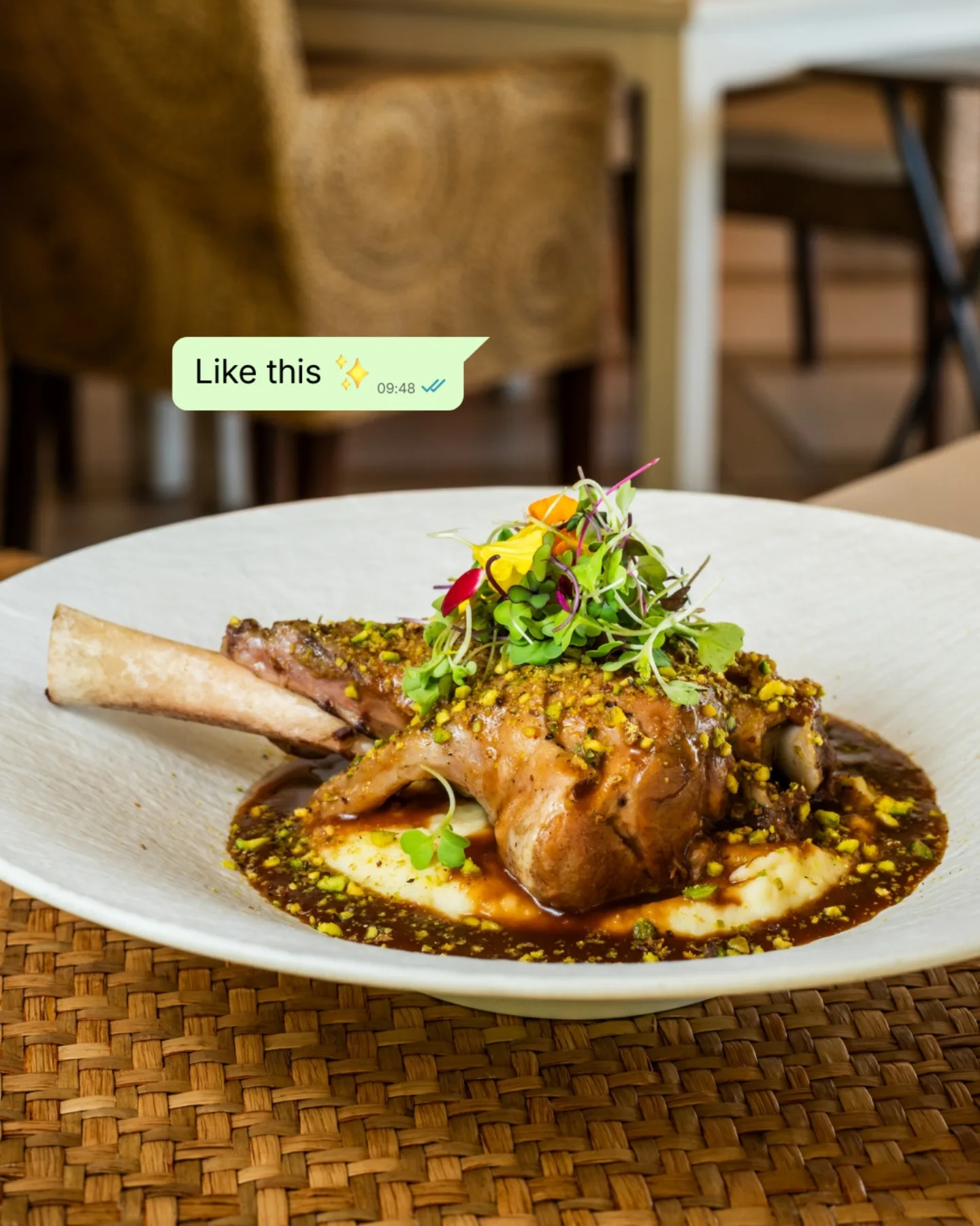 Ever fallen in love at first bite? It tastes like this ✨ Swipe through and let yourself fall in love. Share it with someone who needs to taste it. #LoveAtFirstBite #OffTheMenu #KayenaMarbella