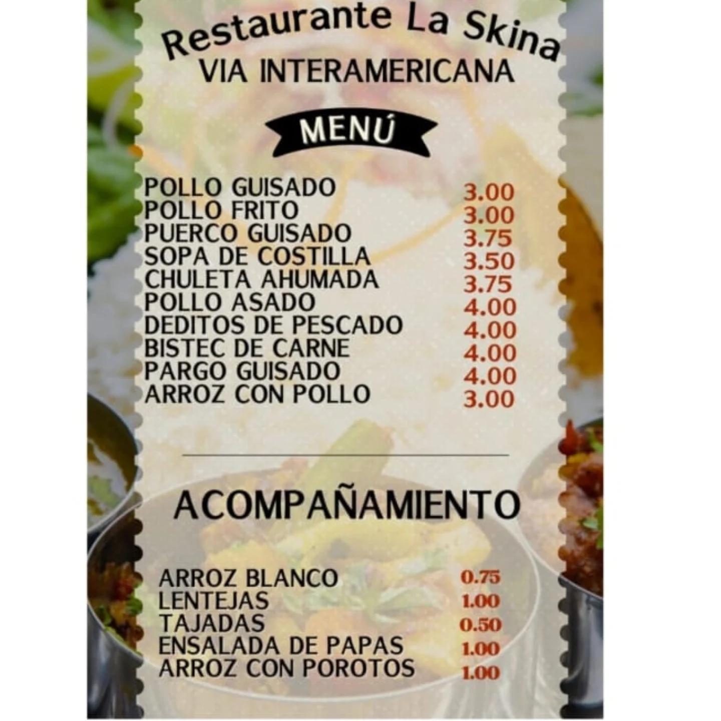 @skinarestaurante Instagram image