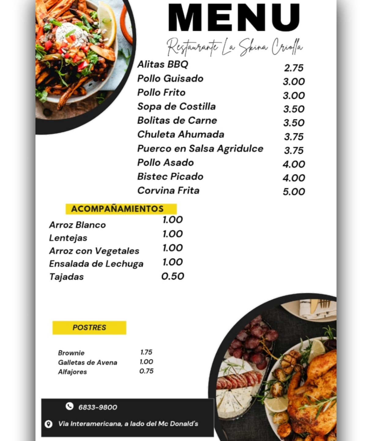 @skinarestaurante Instagram image